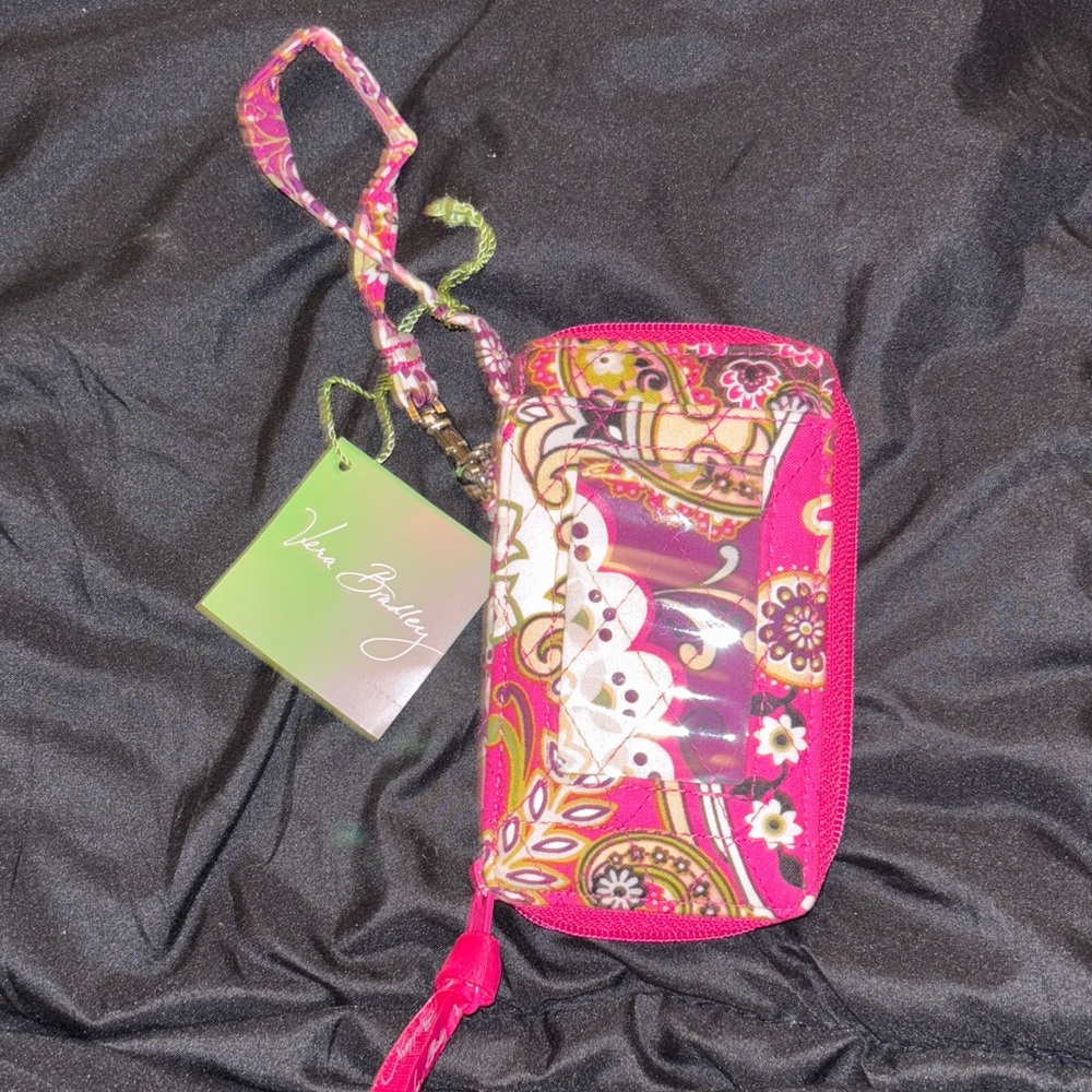 Vera Bradley Verry Berry Paisley. All in One Wristlet/Wallet.